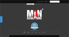 Desktop Screenshot of mansculpture.com