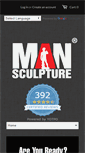 Mobile Screenshot of mansculpture.com